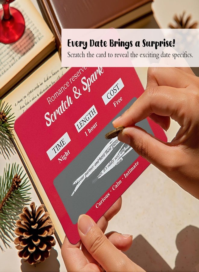 OHOME 40 Scratch Off Date Card - Valentines Day Gifts for Her Him - Boyfriend Girlfriend Couples,Anniversary,Wedding Engagement,Bridal Shower,Christmas Valentines Day Gifts for Adults - Image 3